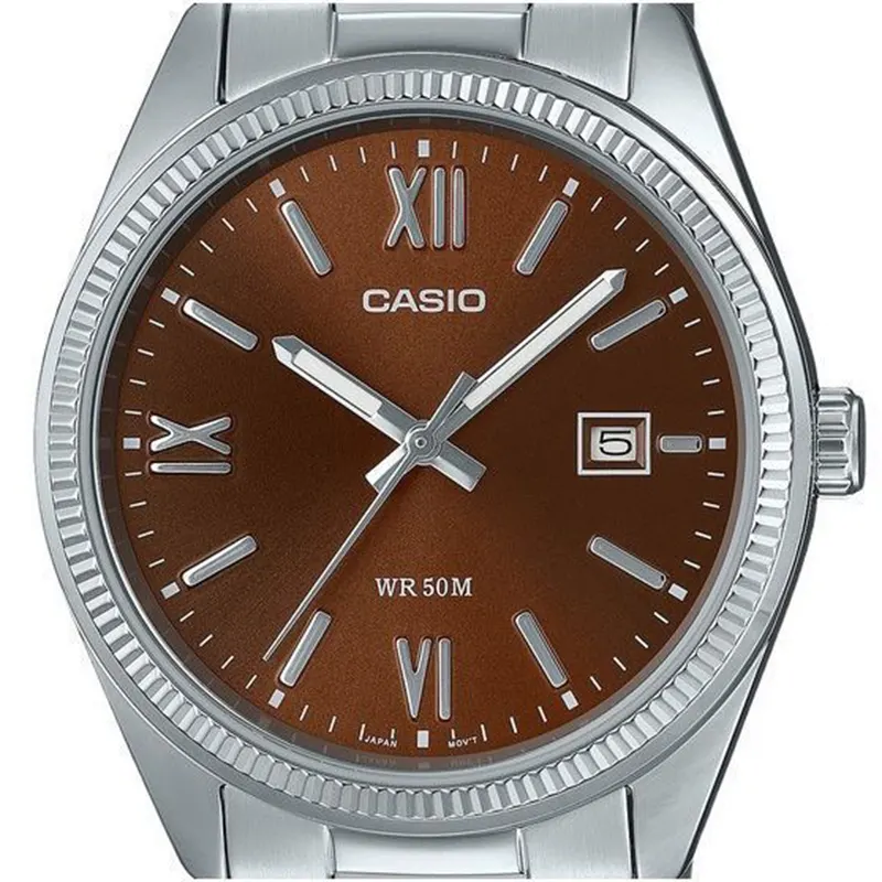 Casio Standard Timekeeping Brown Dial Men's Watch- MTP-1302DD-5AV